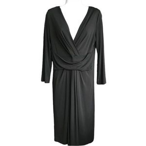 Sinequanone Designed in Paris Black Rayon Blend Cocktail Dress